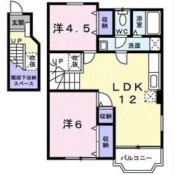 グラシューメゾン北館の物件間取画像